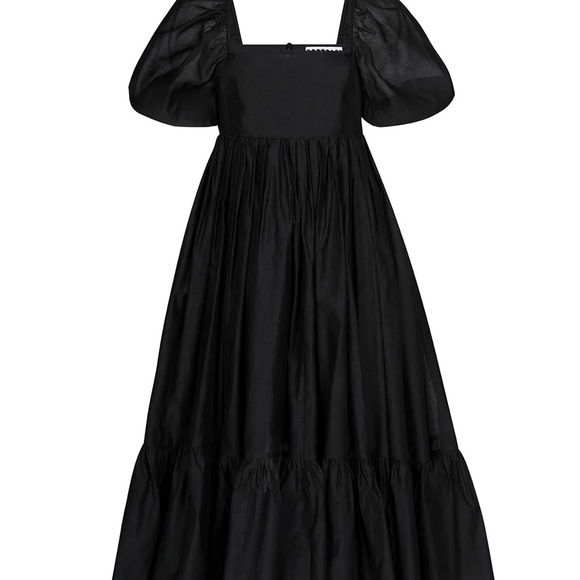 Selkie French Puff Caviar Dress - Medium Black - Picture 2 of 3